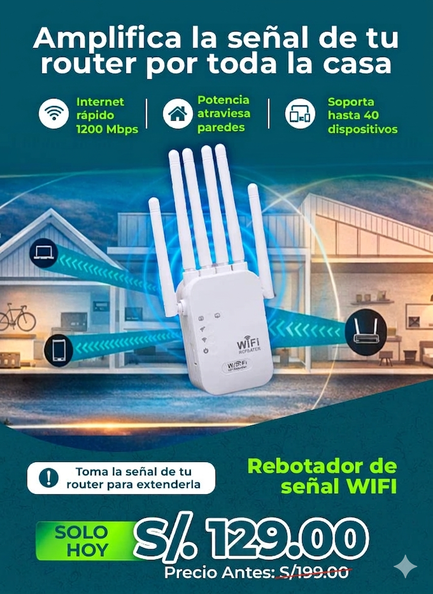 Rebotador de señal Wi-Fi