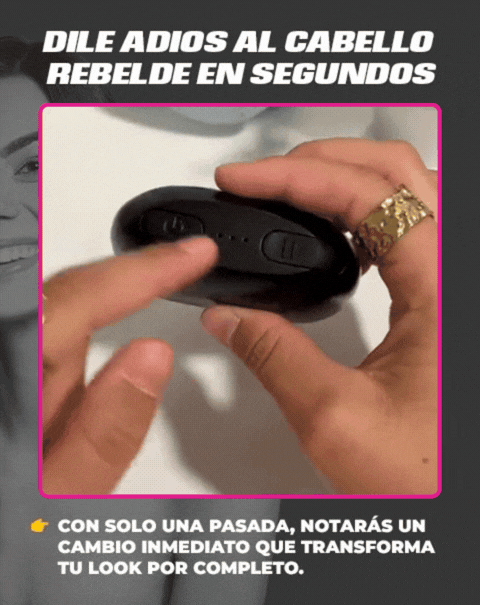 Mini plancha de pelo portátil