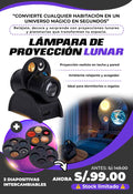 Lámpara de proyección lunar